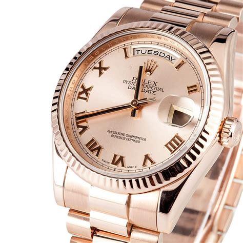 rose gold rolex men's|rolex rose gold 40mm president.